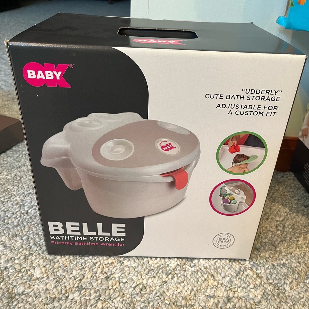 Baby bath storage box